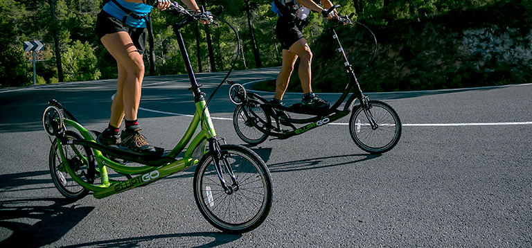 standing pedal bike